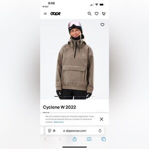 Dope Snow Cyclone W 2022 Snowboard Jacket Women Walnut